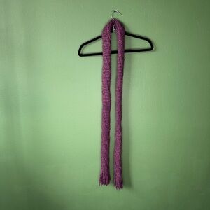 The North Face Purple Cable Knit Scarf